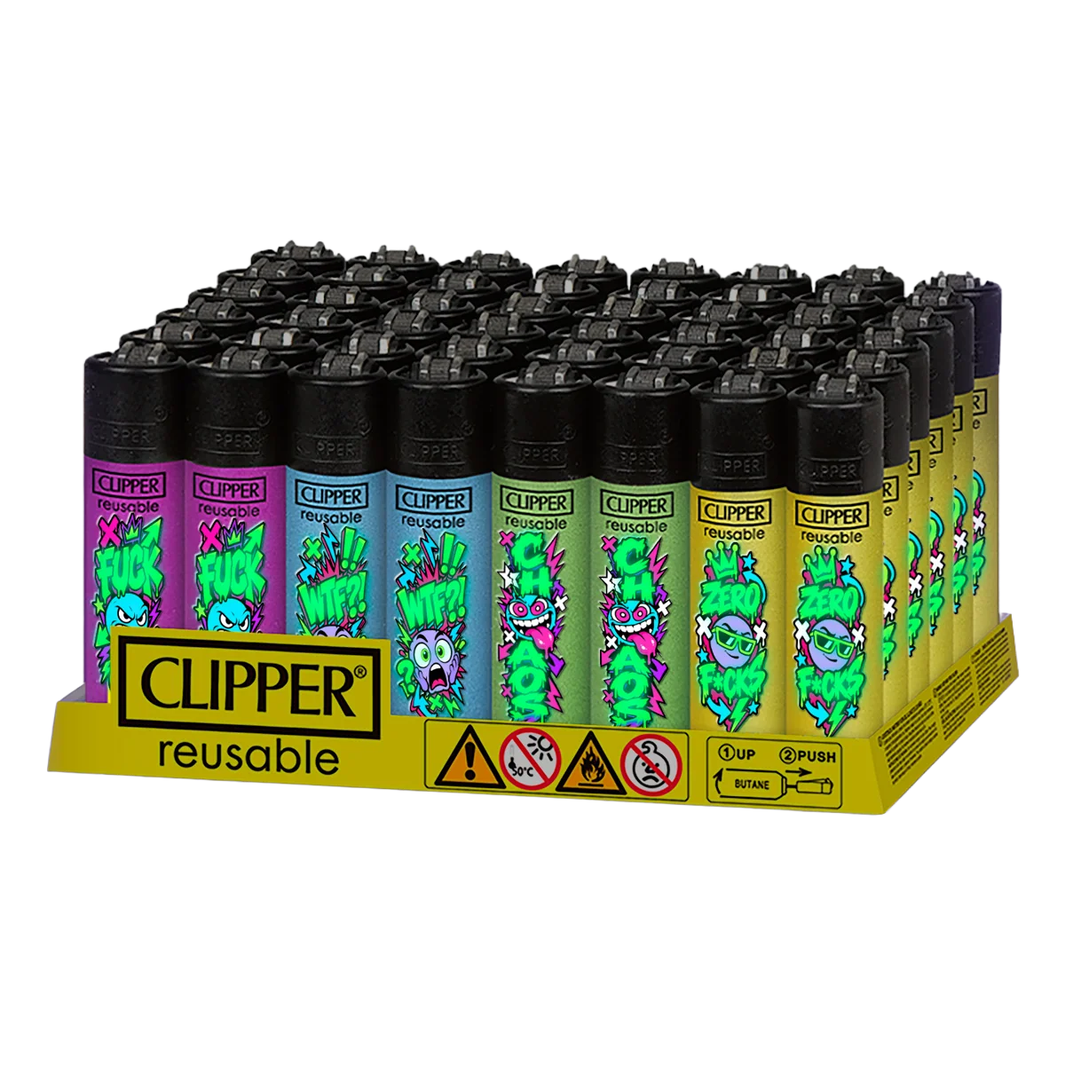 Neon Paint Emojis 2, visual alternativo del expositor