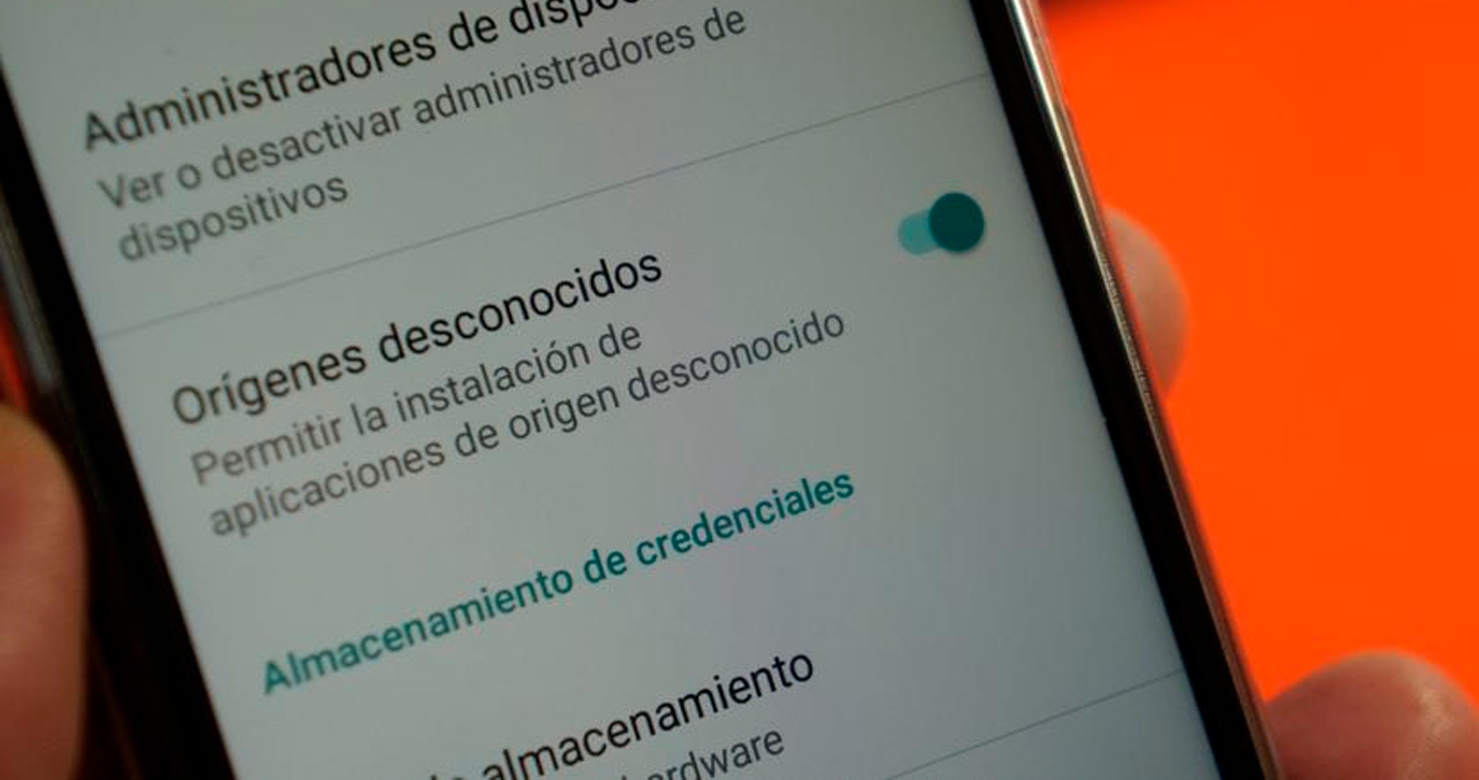 Activar origenes desconocidos Android