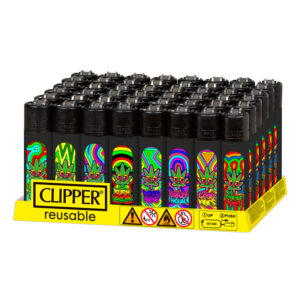 Encendedores-Clipper-Art-Weed-3-Negro